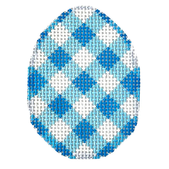 AT EG627B - Blue Gingham Mini Egg