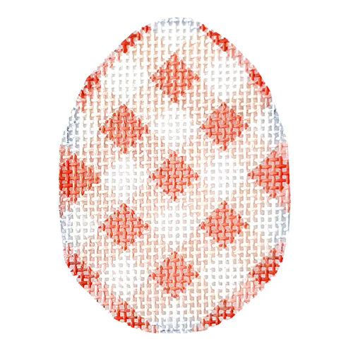AT EG627C - Coral Gingham Mini Egg