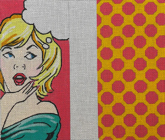 EY164 - Woman with Text Bubble Eyeglass Case