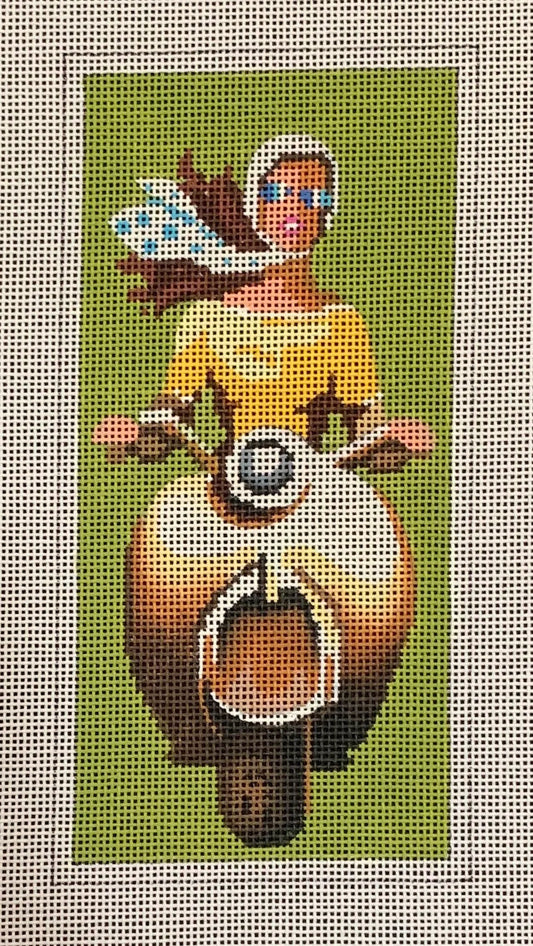 EY171 - Moped Girl Eyeglass Case