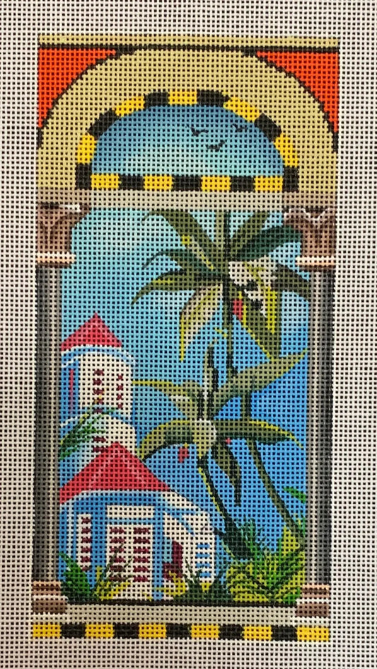 EY174 - Arch and Palms Eyeglass Case