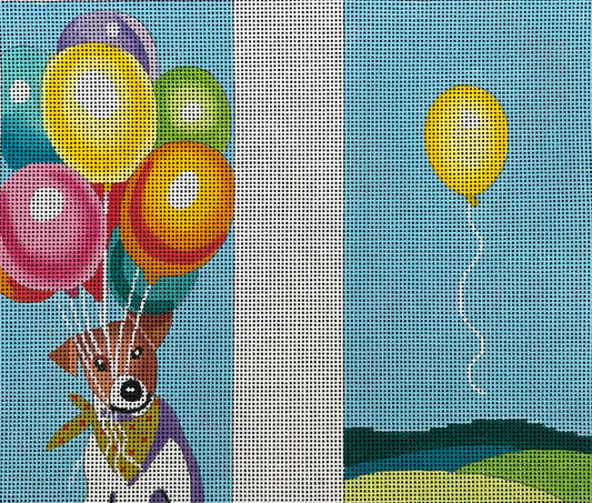 EY201 - Dog with Balloons Eyeglass Case