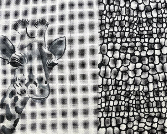 EY230 - Black and White Giraffe Eyeglass Case