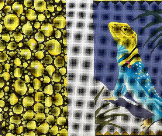 EY231 - Yellow-Headed Lizard Eyeglass Case