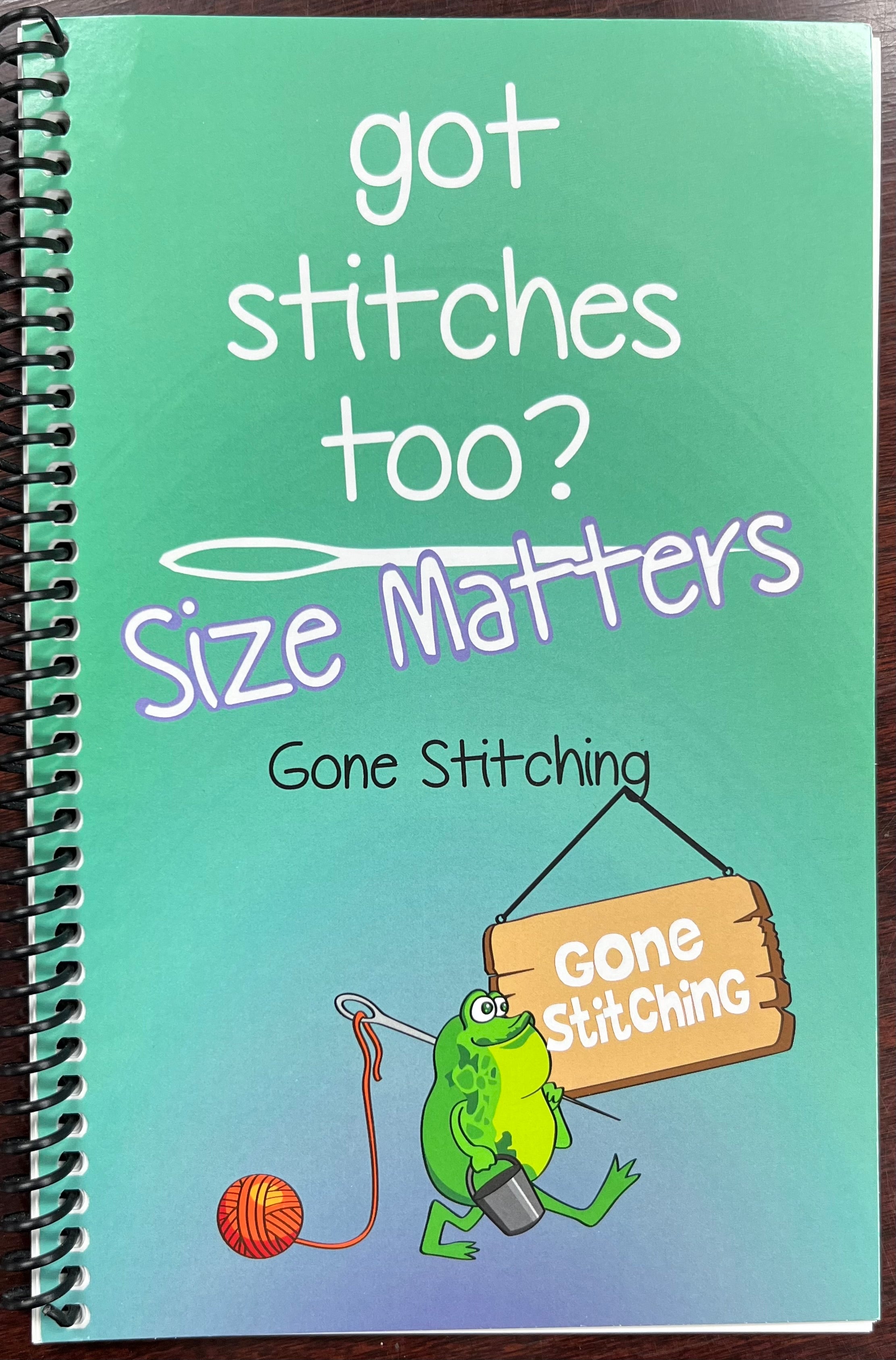 Size Matters Book - Got stitches