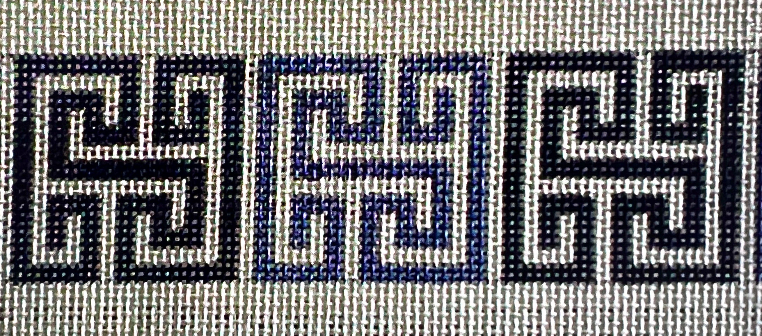 KK-B514 - Greek Key Square Belt - Blues