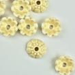 FF-003 Rosette Yellow Flower Embellishments
