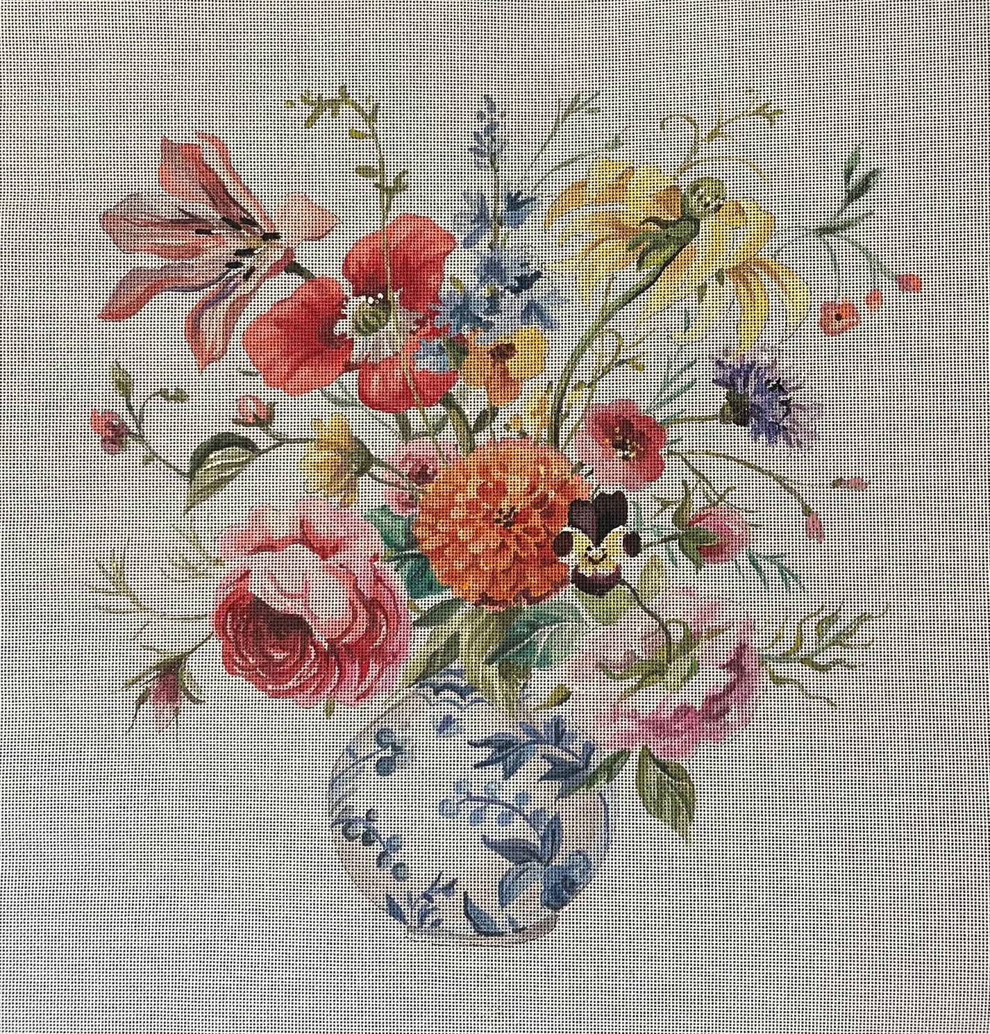 FF336 - Chinoserie Vase and Flowers