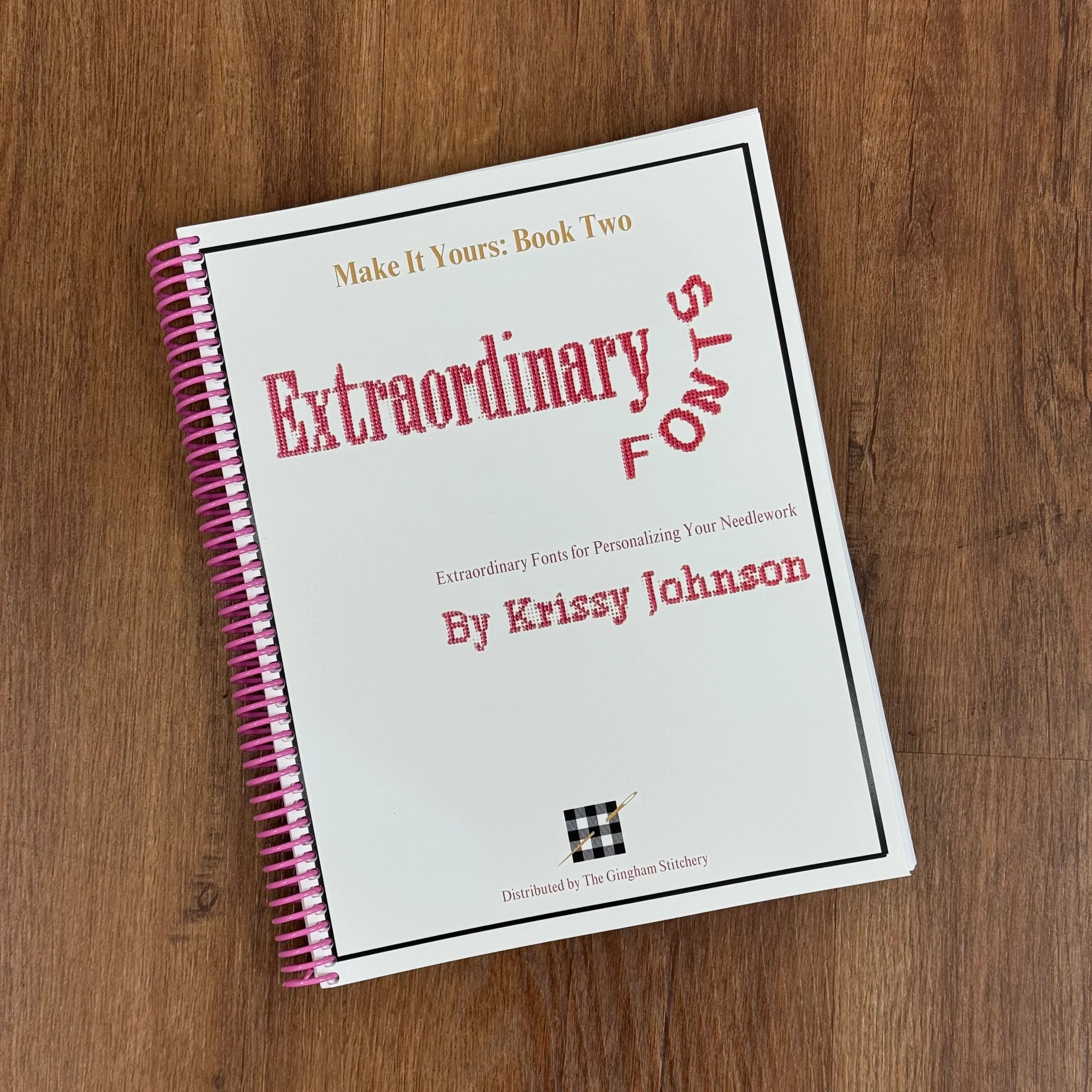 KJ B-2 - Extraordinary Fonts Book by Krissy Johnson