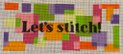 G117LS-13 - Mod Words "Let's Stitch"