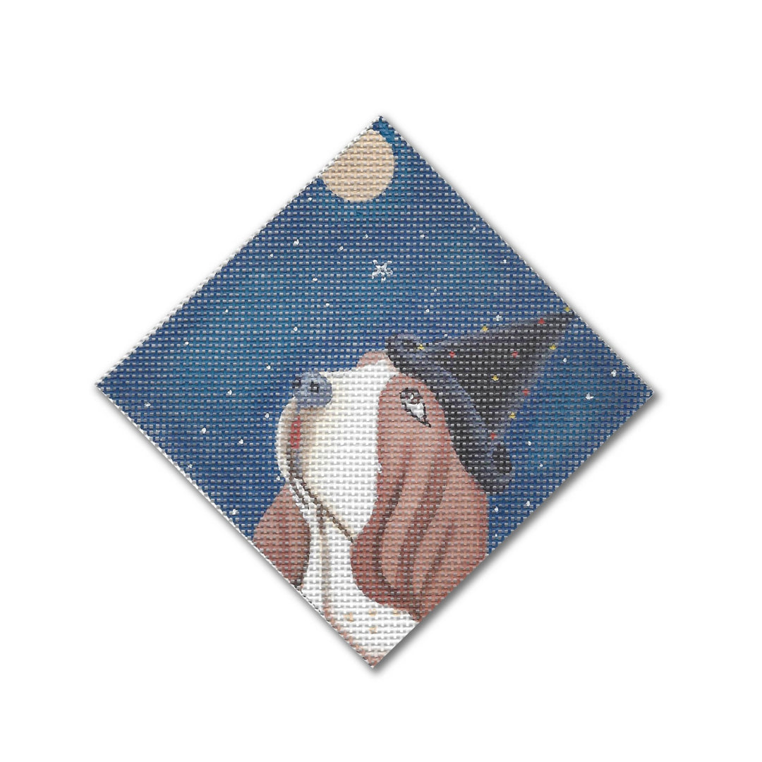 GD-XO45 - Bassett Hound with Stars