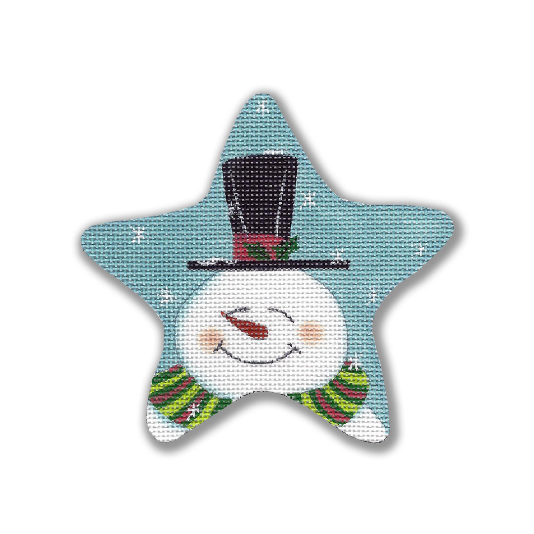 GD-XO49 - Star - Snowman with Top Hat