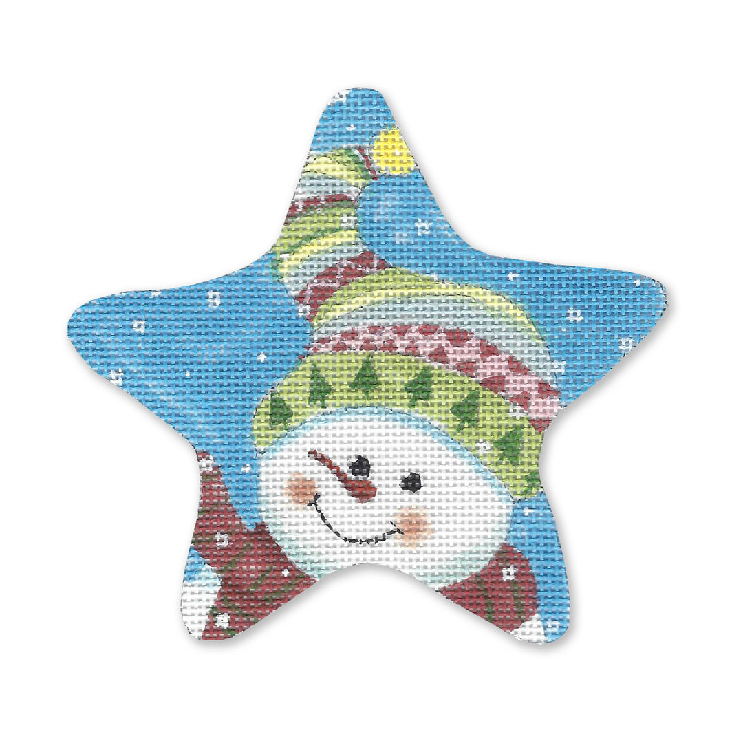 GD-XO 51 - Star - Snowman with Knitted Cap