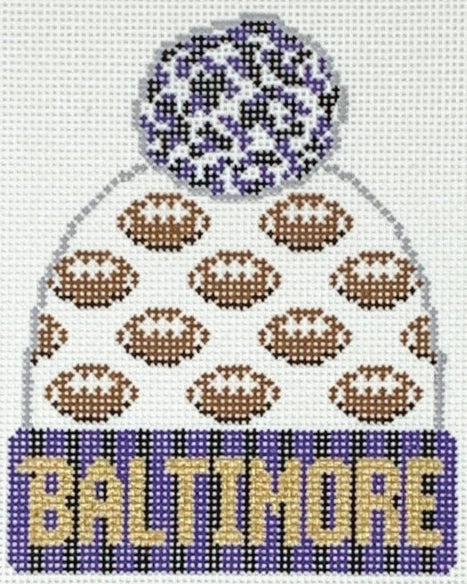 H-107 - Beanie - Baltimore Ravens Football