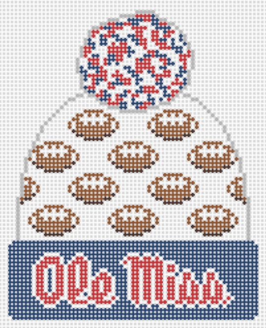 H-37 - Beanie - Ole Miss (Univ of Mississippi) Football