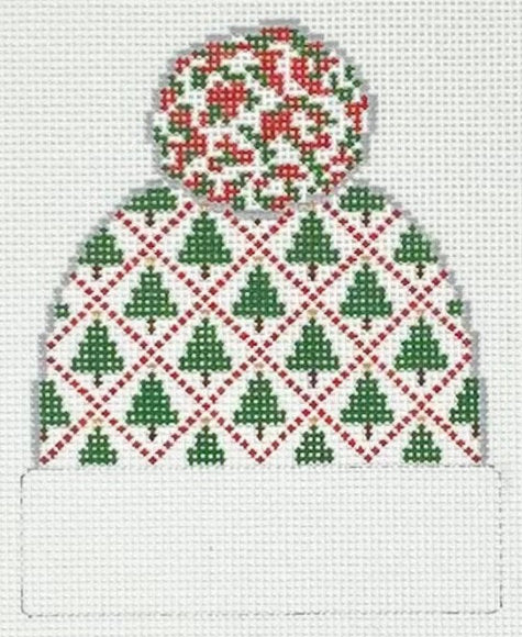 H-53 - Beanie - Christmas Trees