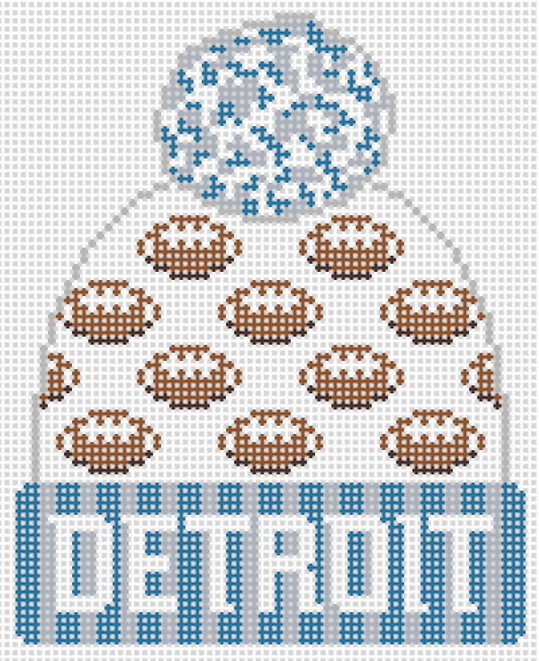 H-56 - Beanie - Detroit Lions Football