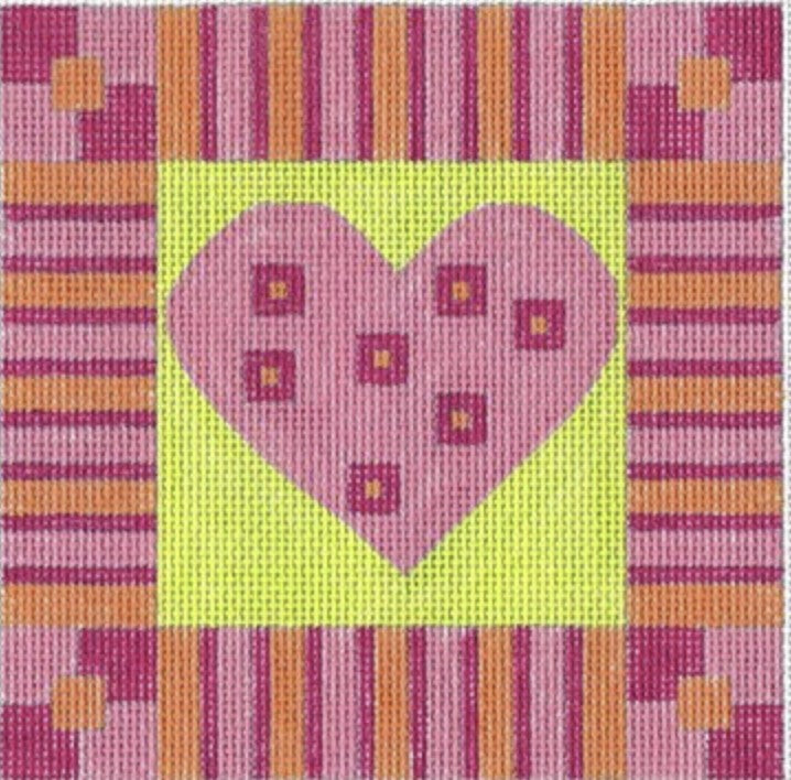 H102A - Tropical Heart - Pastel