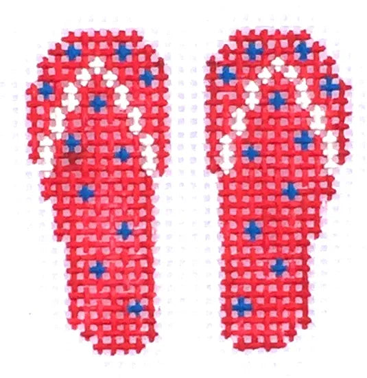 HB-18 - Mini - Red Flip Flops