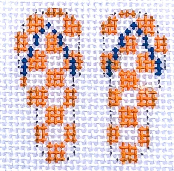 HB-26 - Mini - Orange Flip Flops