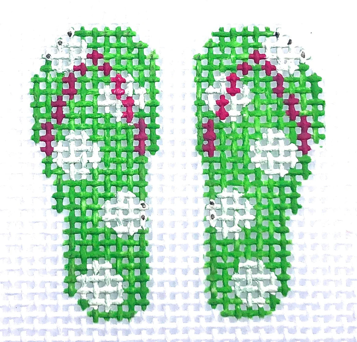 HB-27 - Mini - Green Flip Flops