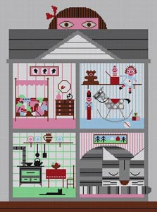 HC-C199 - Cat and House