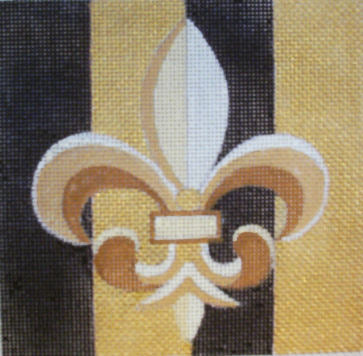 HO19 - Black and Gold Fleur de Lis