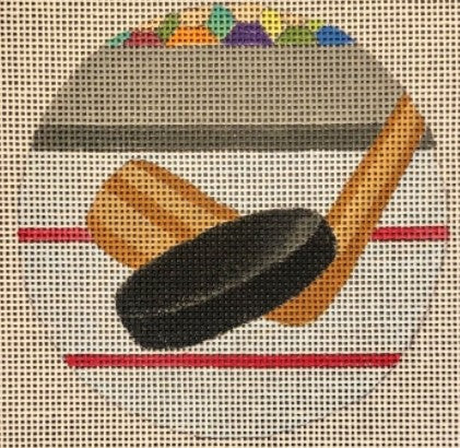 HO2317 - Hockey Round Ornament