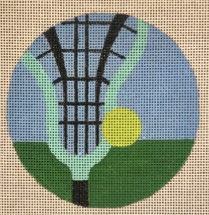 HO2319 - Lacrosse Round Ornament