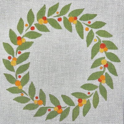 HO2453 - Wreath Orange Berries