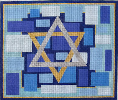 HO514 - Star of David Tallis Bag - Blue