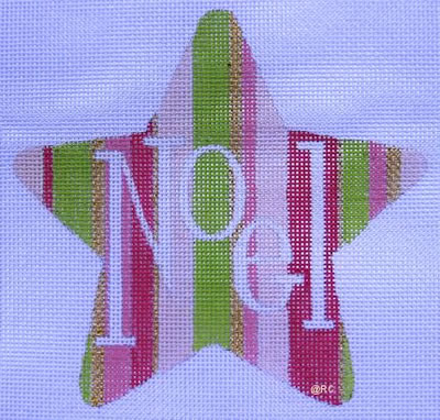 HO790 - Pink and Green Noel Star