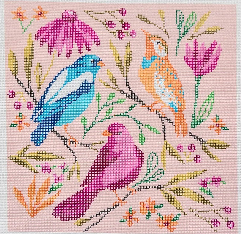 IKS-3044A - Springtime Birds