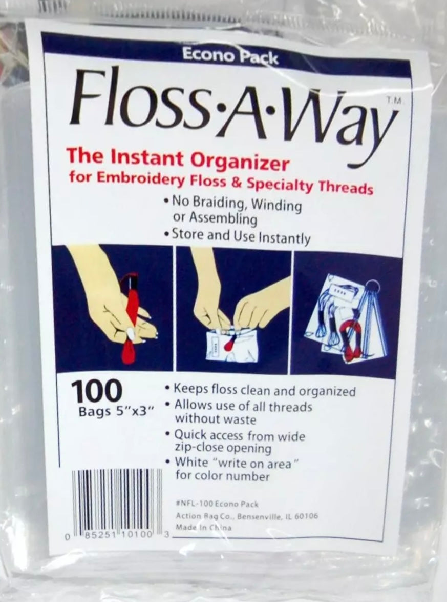 Floss-A-Way Bags 100 count