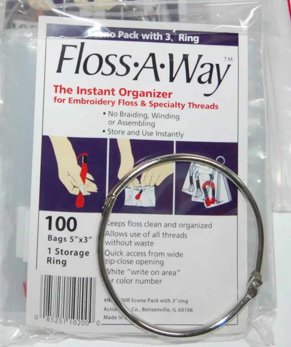 Floss-A-Way Bags 100 count