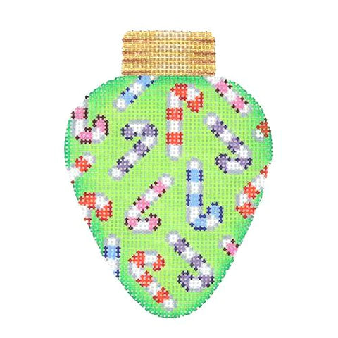 BB 2818 - Christmas Light - Green with Candy Canes