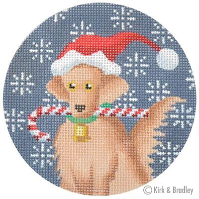 KB 279 - Golden Retriever Xmas Circle