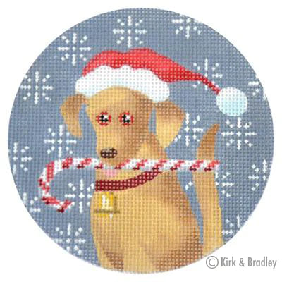 KB 280 - Golden Labrador Xmas Circle