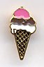 108 - Ice Cream Cone Button