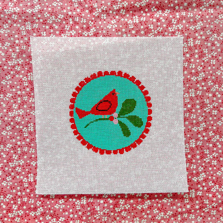 KICH66 - Cardinal on Teal