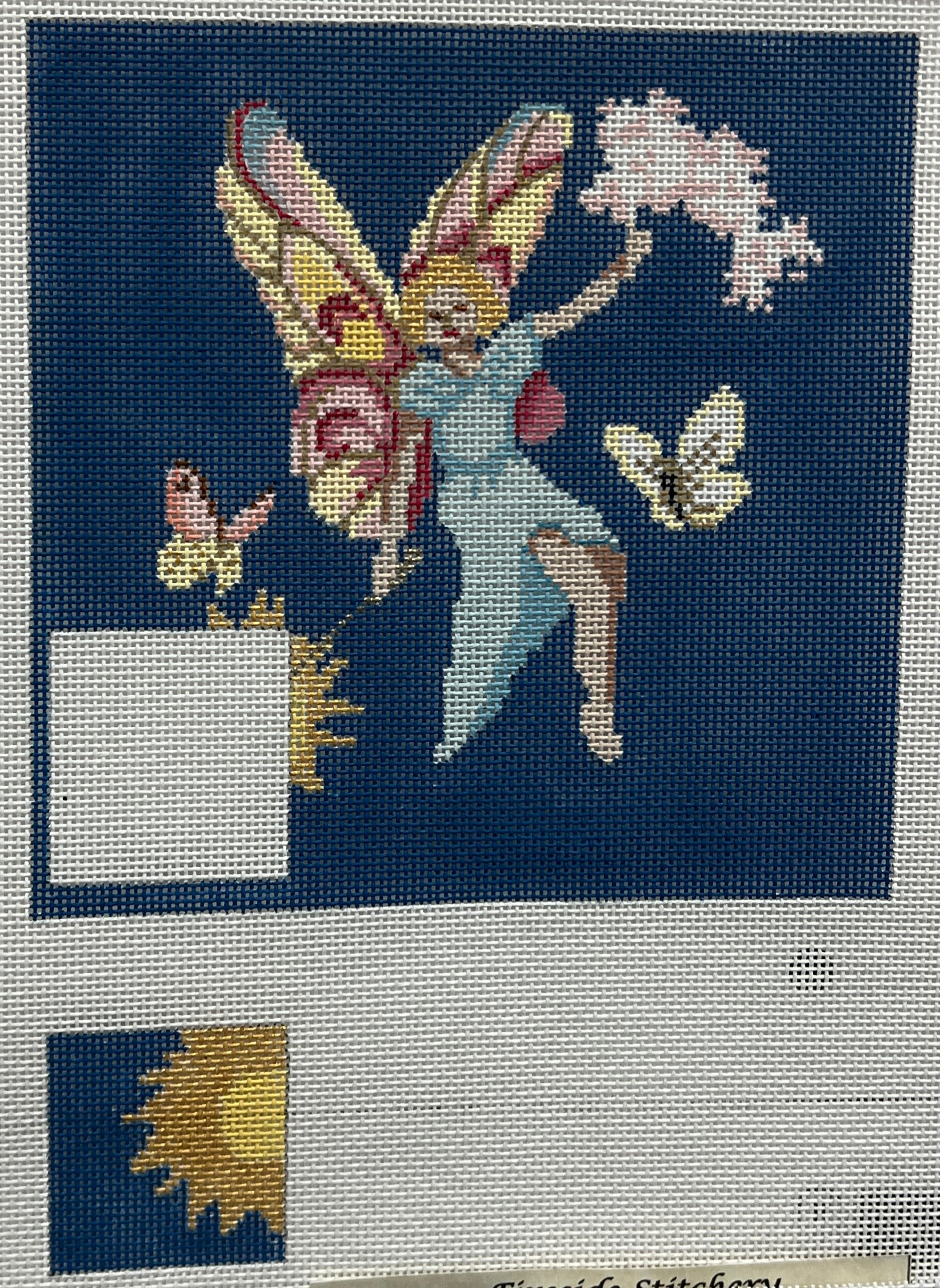 Tooth Fairy Pillow with Butterfly Pocket