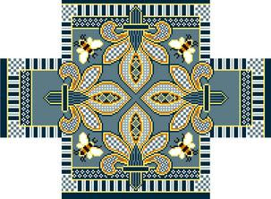 BC33B - Napoleonic Bees Brick Cover