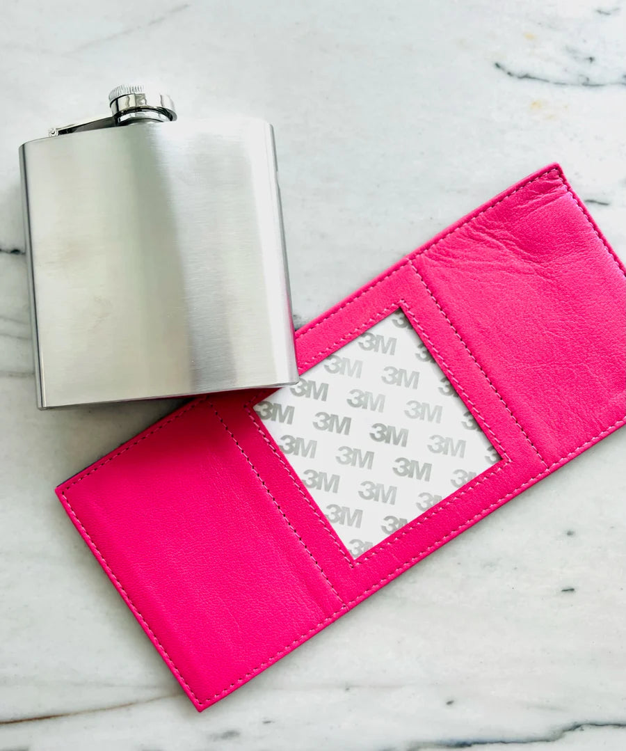 Flask with Leather Sheath