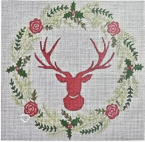 EJ-17C - Trophy Deer in Wreath
