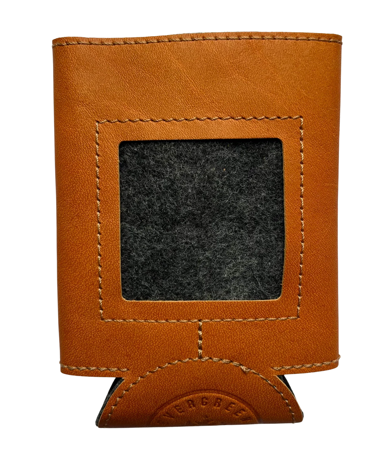 Self-Finishing Leather Can Cozy  - Standard Can
