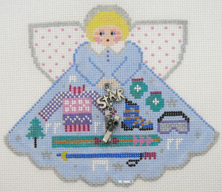 PP996CY - Angel: Ski Star (Icy Blue)
