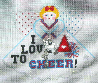 PP996BY - Angel: I love to Cheer (White)