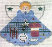 PP996BX - Angel: Volleyball Star (Light Blue)