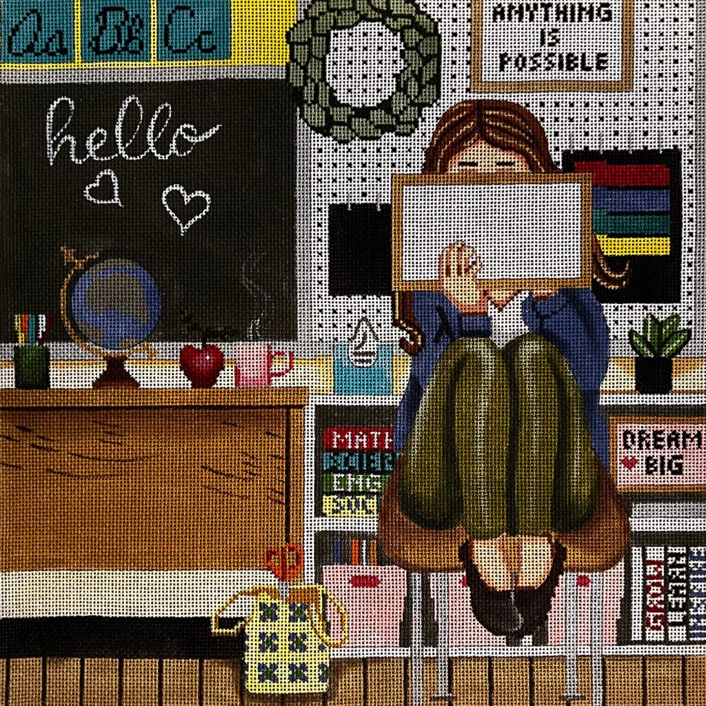 GE-P360 - Teacher Stitching Girl