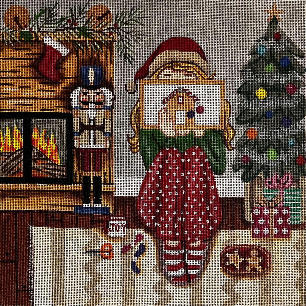 GE-P356 - Christmas Stitching Girl